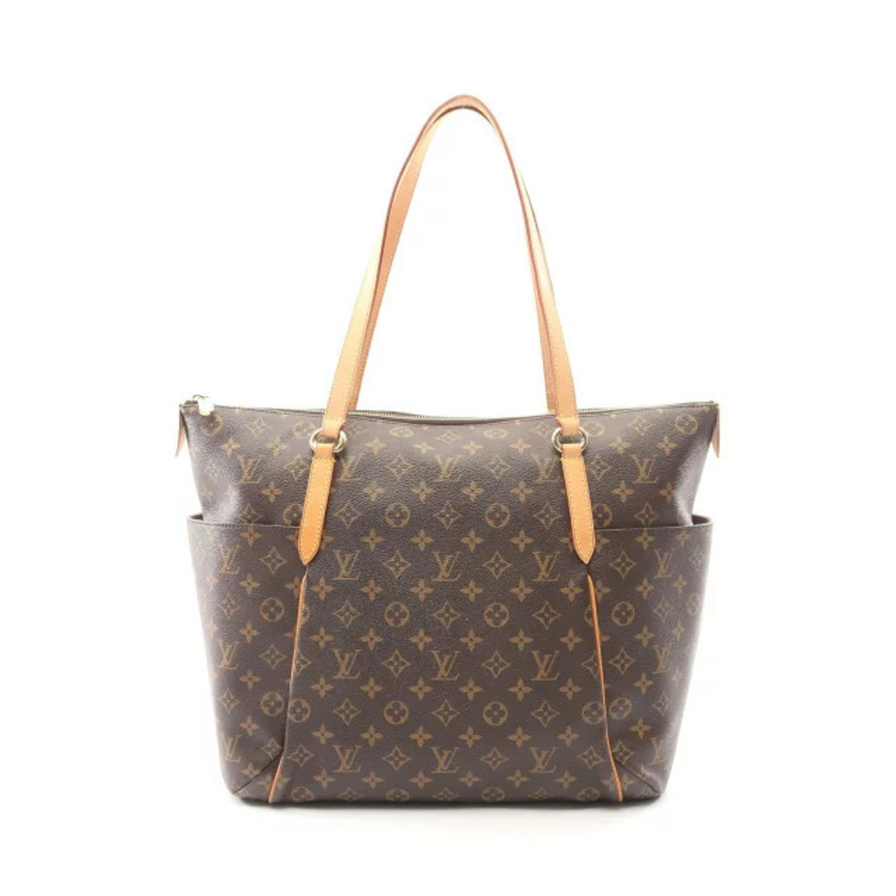 Louis Vuitton Totally Tote Bag Canvas Leather Monogram Brown